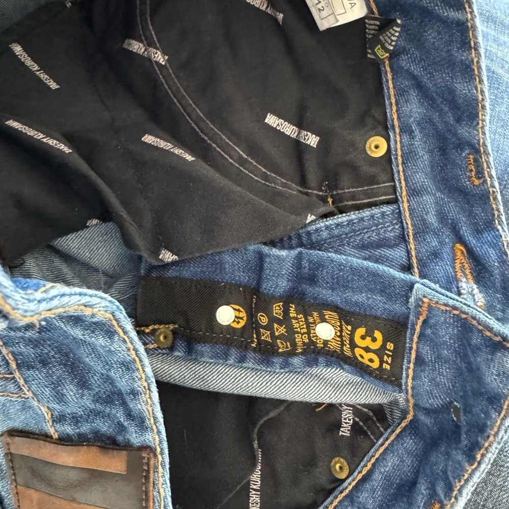 Takeshy Kurosawa Slim Fit Jeans - Classic Blue - Picture 15 of 15